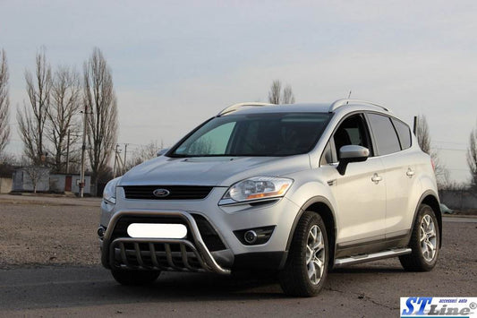 The WT002 bumper guard (stainless) for Ford Kuga 2008-2013 - Reelken Auto