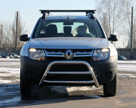 The WT022 bumper guard (stainless) for Dacia Duster 2008-2018 - Reelken Auto