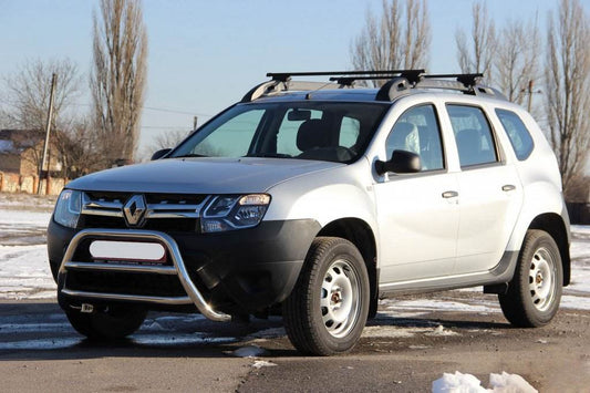 The WT022 bumper guard (stainless) for Renault Duster 2008-2017 - Reelken Auto