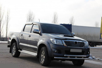 Front protection ST014 (stainless steel) for Toyota Hilux 2006-2015 - Reelken Auto