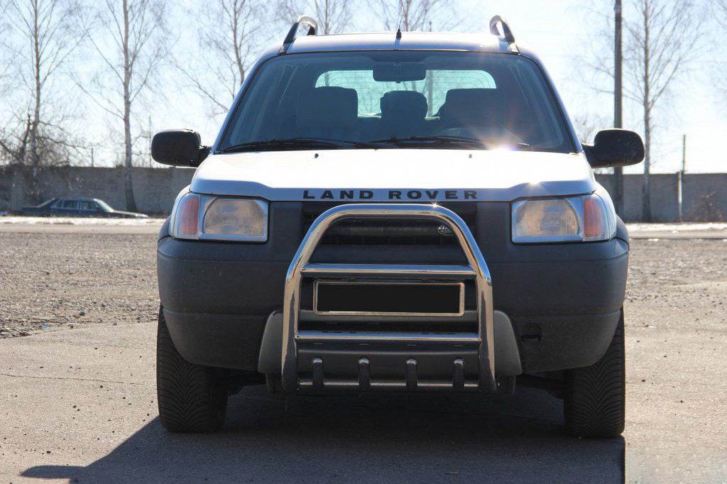 The QT007 bumper guard (stainless) for Land Rover Freelander I - Reelken Auto