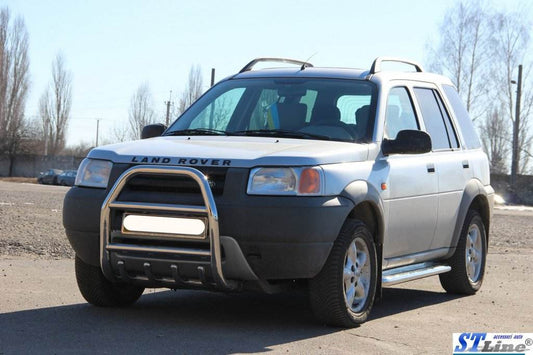 The QT007 bumper guard (stainless) for Land Rover Freelander I - Reelken Auto