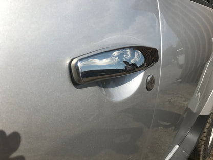 Chrome Door Handle Covers (4 pcs, Stainless Steel) for Dacia Duster 2008-2018 - image 1