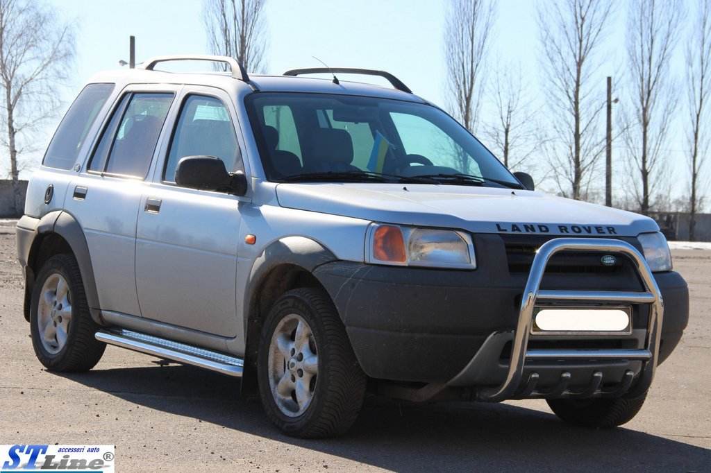 The QT007 bumper guard (stainless) for Land Rover Freelander I - Reelken Auto