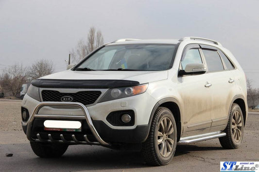 The WT003 bumper guard (stainless) for Kia Sorento II XM 2009-2014 - Reelken Auto