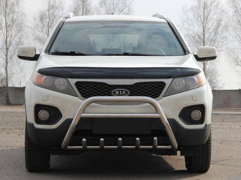The WT003 bumper guard (stainless) for Kia Sorento II XM 2009-2014 - Reelken Auto