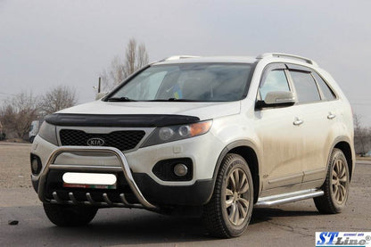 The WT003 bumper guard (stainless) for Kia Sorento II XM 2009-2014 - Reelken Auto