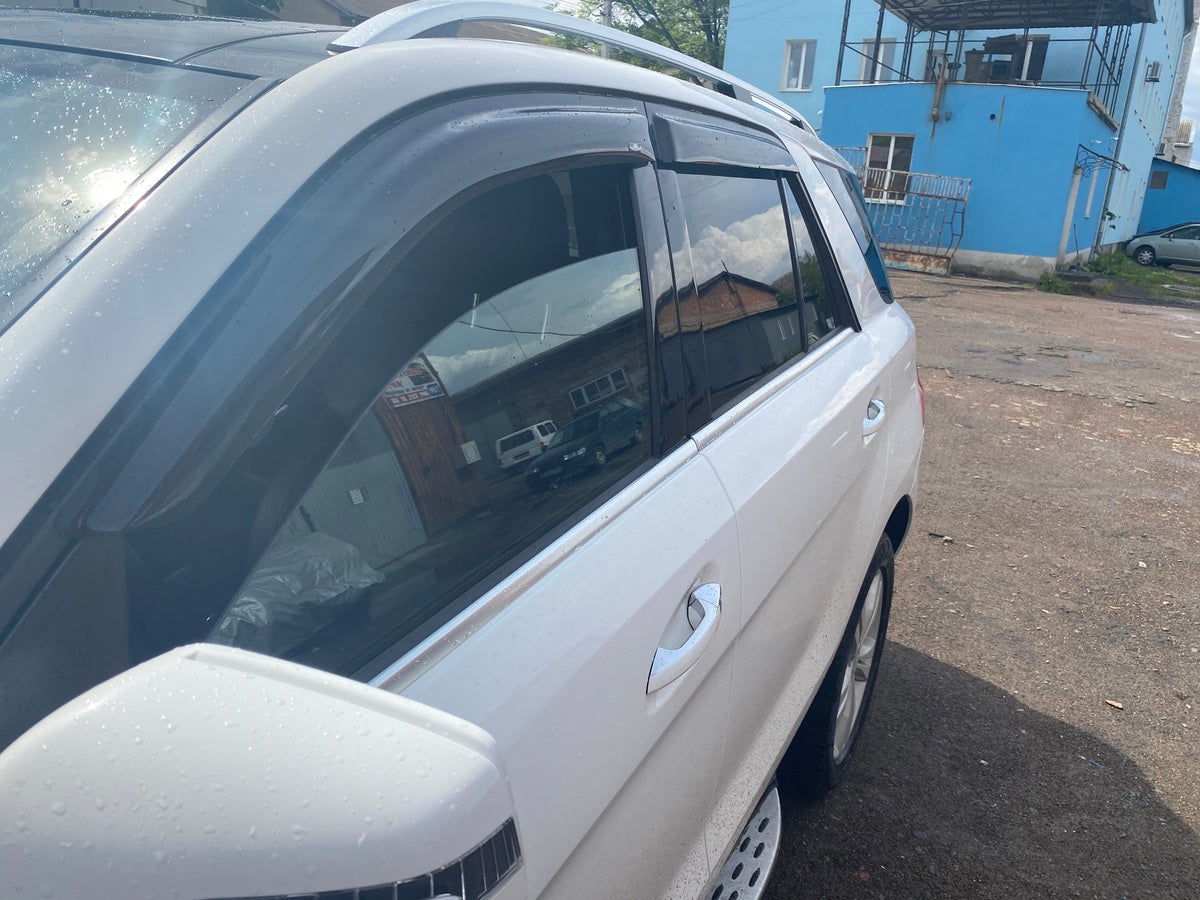 Window Deflectors (4 pcs, HIC) for Mercedes GLE/ML сlass W166 2011-2018 - image 5