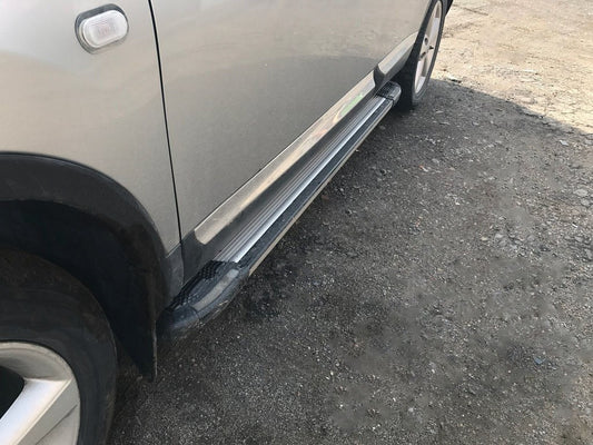 Side Steps Rainbow (2 pcs, aluminum) for Nissan Qashqai 2010-2014 - image 1