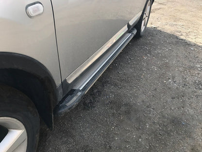 Side Steps Rainbow (2 pcs, aluminum) for Nissan Qashqai 2007-2010 - image 1