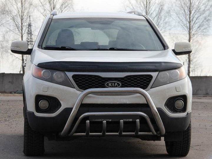 Kengurâtnik WT002/2 (stainless) for Kia Sorento II XM 2009-2014 - Reelken Auto
