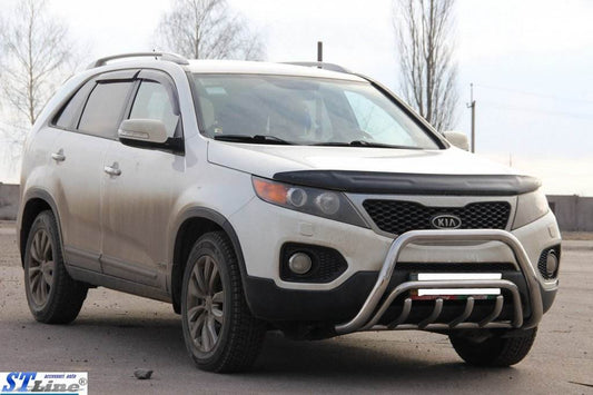 Kengurâtnik WT002/2 (stainless) for Kia Sorento II XM 2009-2014 - Reelken Auto