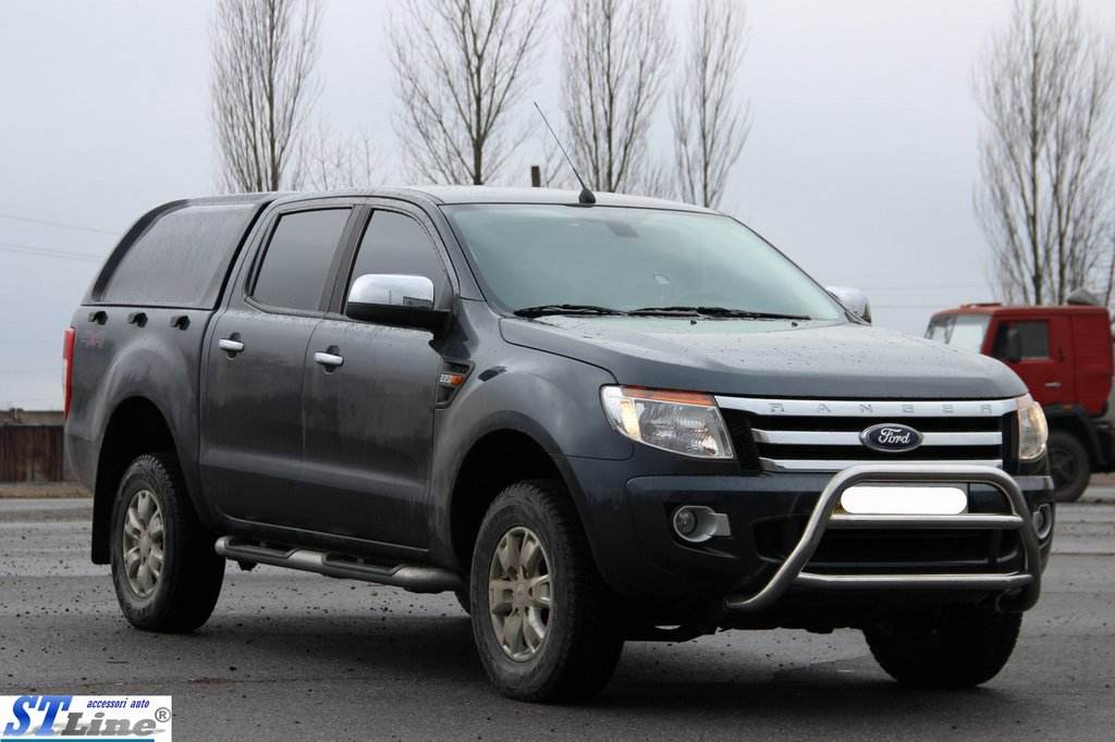 Front protection WT022 (stainless) for Ford Ranger 2011-2022 - Reelken Auto