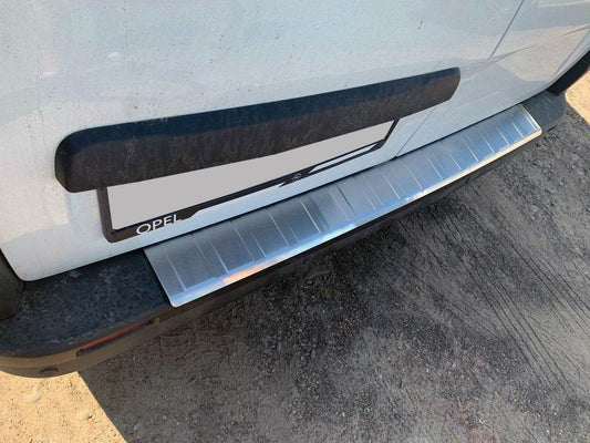 Pad on the rear bumper OmsaLine (stainless steel) for Fiat Talento 2016↗ - Reelken Auto