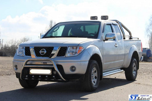 The WT003 bumper guard (stainless) for Nissan Pathfinder R51 2005-2014 - Reelken Auto