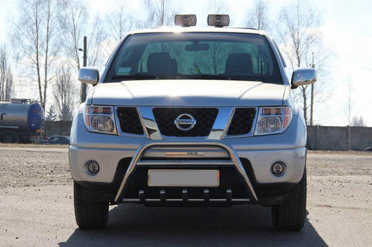 The WT003 bumper guard (stainless) for Nissan Navara 2006-2015 - Reelken Auto
