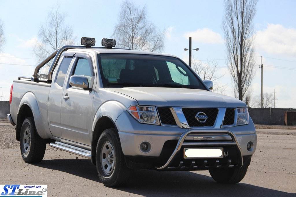 The WT003 bumper guard (stainless) for Nissan Pathfinder R51 2005-2014 - Reelken Auto