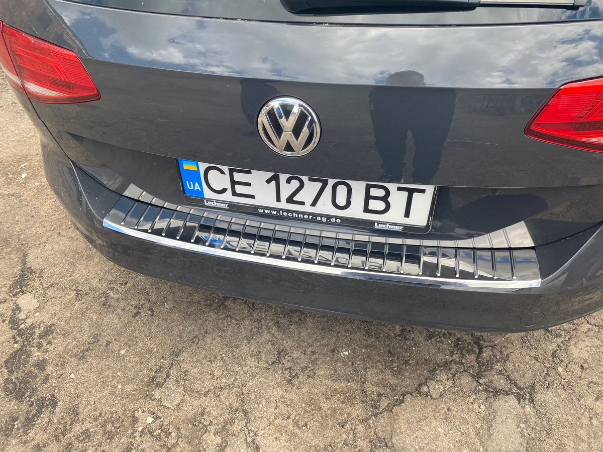 Rear Bumper Protector Carmos V1 (SW) for Volkswagen Passat B8 2015-2023 - image 2