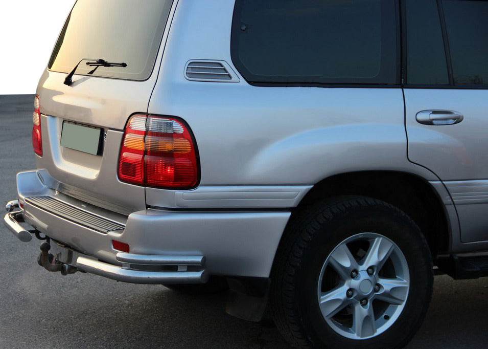 The rear corners of the AK003-Double (2 pieces, stainless steel) for Toyota Land Cruiser 100 - Reelken Auto