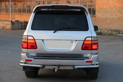 The rear corners of the AK003-Double (2 pieces, stainless steel) for Toyota Land Cruiser 100 - Reelken Auto
