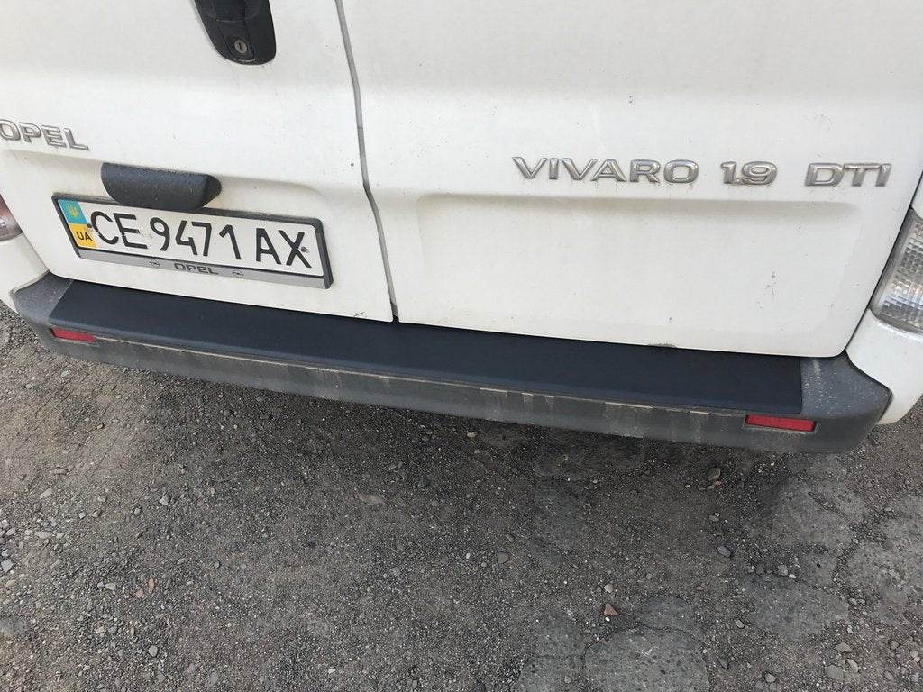 Rear bumper DDU (ABS) for Renault Trafic 2001-2015 - Reelken Auto