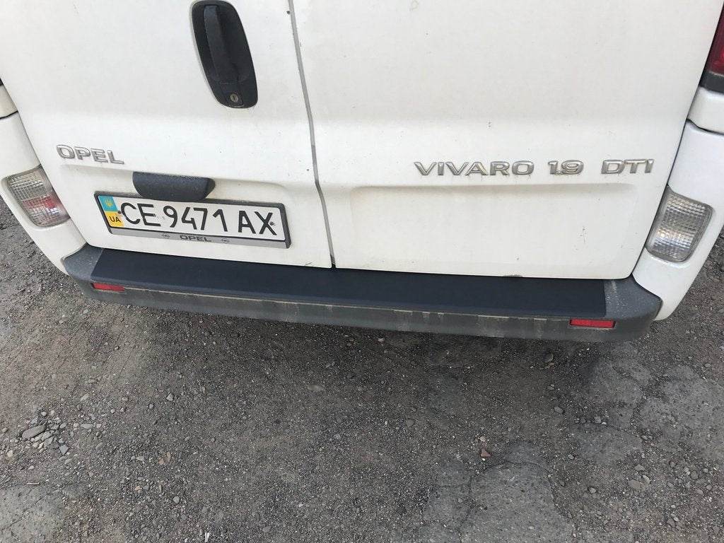 Rear bumper DDU (ABS) for Opel Vivaro 2001-2015 - Reelken Auto