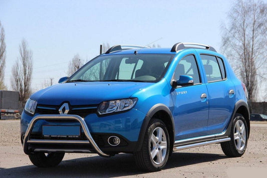 WT006 front arc (stainless) for Dacia Sandero 2013-2020 - Reelken Auto