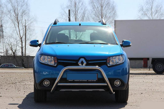 WT006 front arc (stainless) for Dacia Sandero 2013-2020 - Reelken Auto