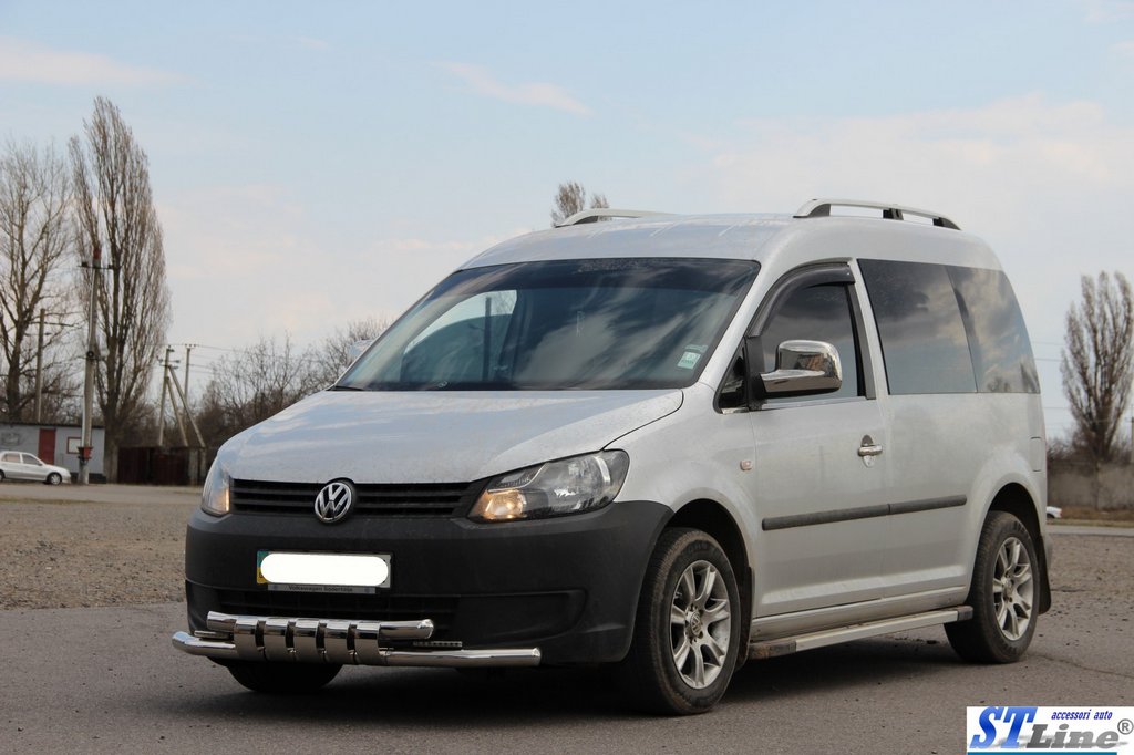 Front Bar Shark ST015 Stainless Steel for Volkswagen Caddy 2010-2015 - image 2