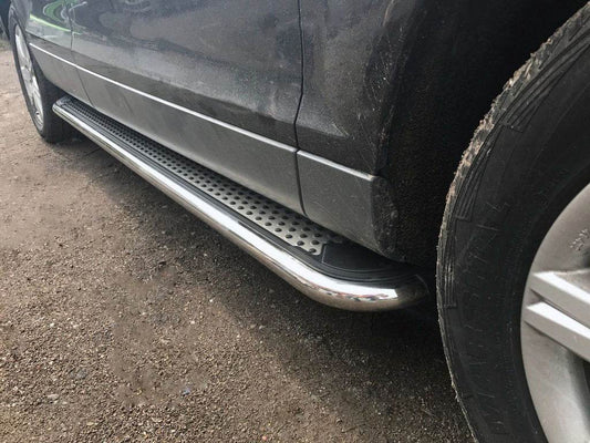 Side sills Maydos V2 (2 pieces, aluminum ↗ stainless steel) for Hyundai Staria - Reelken Auto