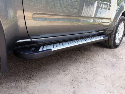 Side Steps Allmond Grey (2 pcs, Aluminum) for Nissan Pathfinder R51 2005-2014 - image 1