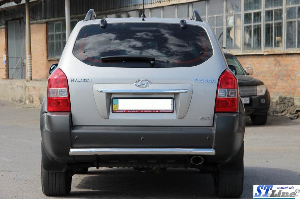 Back arc AK002 (stainless) for Hyundai Tucson JM 2004↗ - Reelken Auto