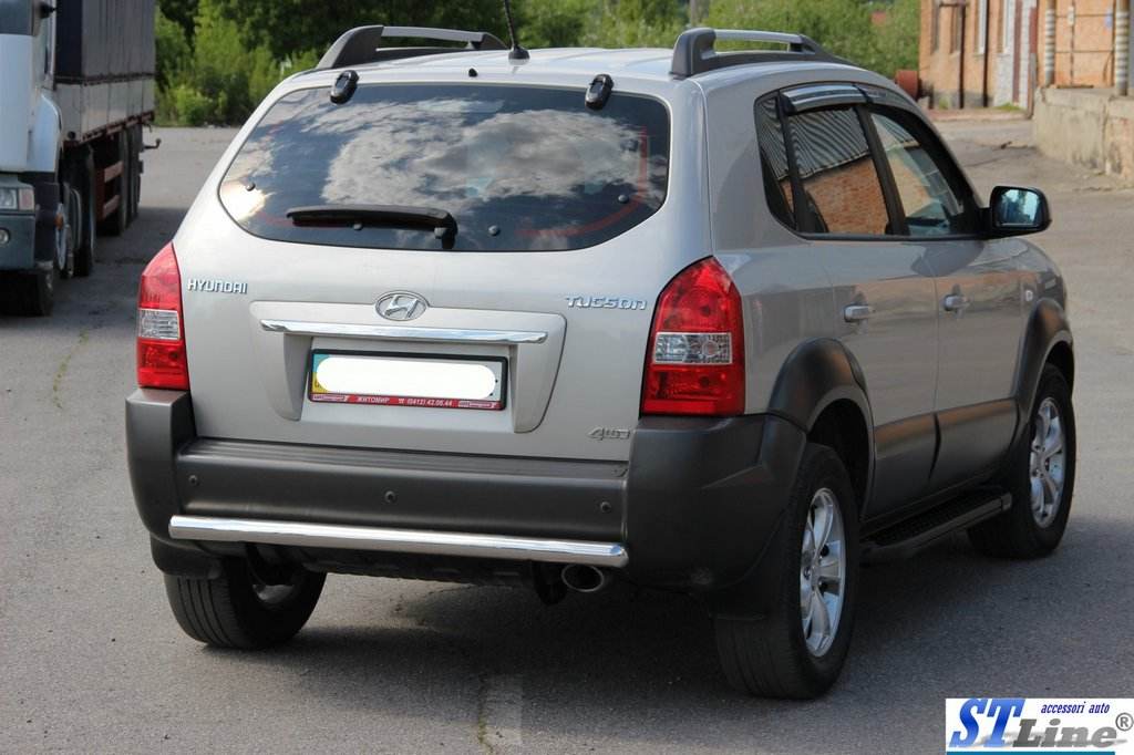 Back arc AK002 (stainless) for Hyundai Tucson JM 2004↗ - Reelken Auto