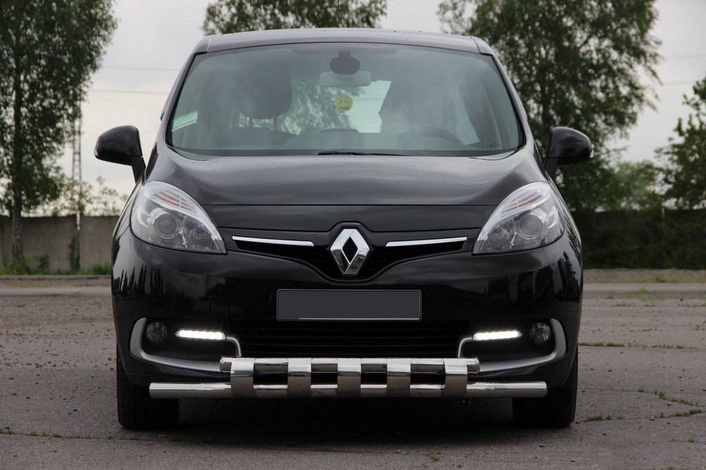 Front arc ST015 (stainless) for Renault Scenic/Grand 2009-2016 - Reelken Auto
