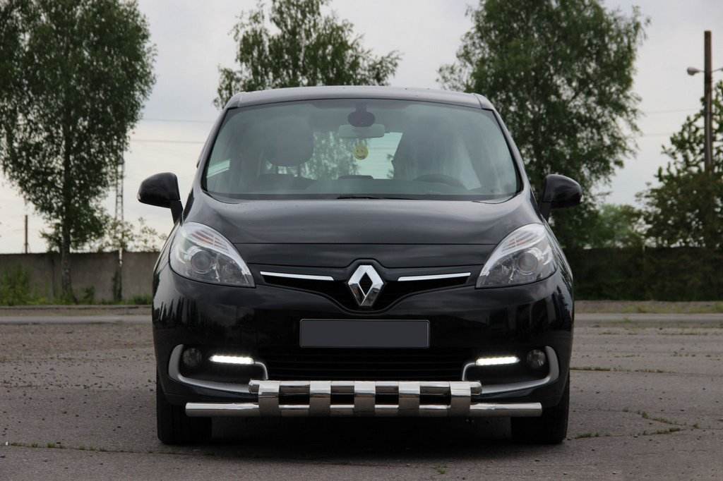 Front arc ST015 (stainless) for Renault Scenic/Grand 2009-2016 - Reelken Auto