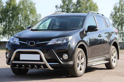 The WT003 bumper guard (stainless) for Toyota Rav 4 2013-2018 - Reelken Auto