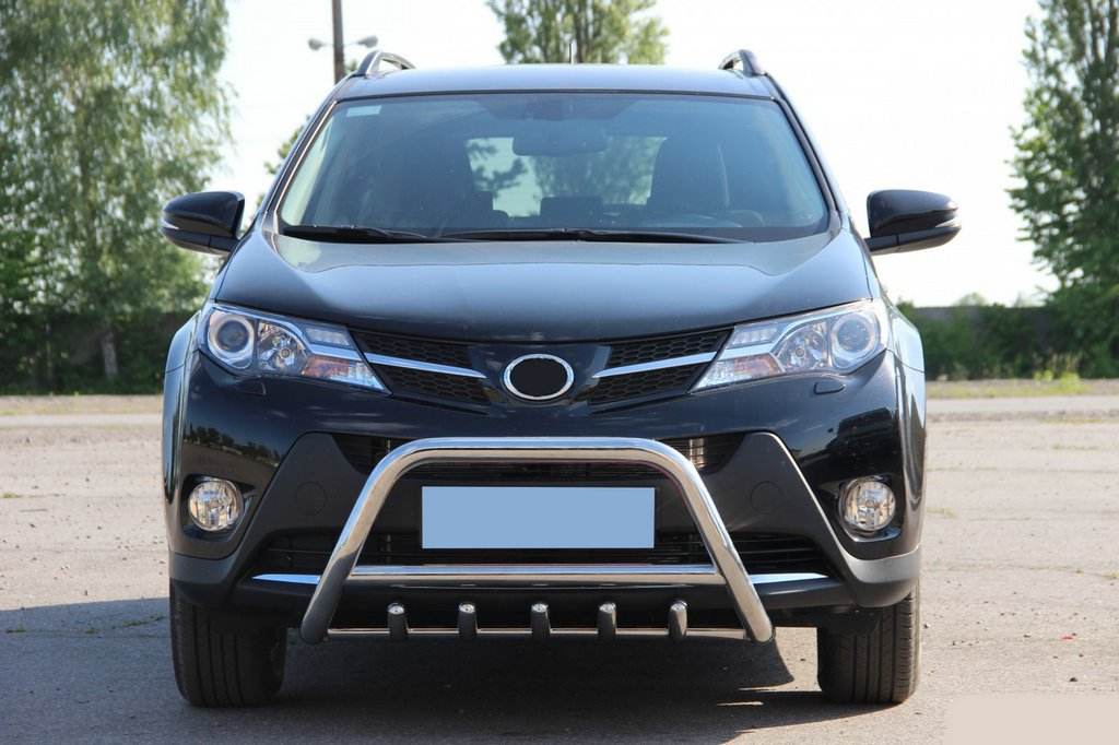 The WT003 bumper guard (stainless) for Toyota Rav 4 2013-2018 - Reelken Auto