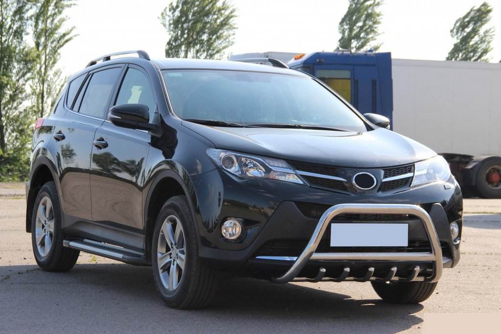 The WT003 bumper guard (stainless) for Toyota Rav 4 2013-2018 - Reelken Auto