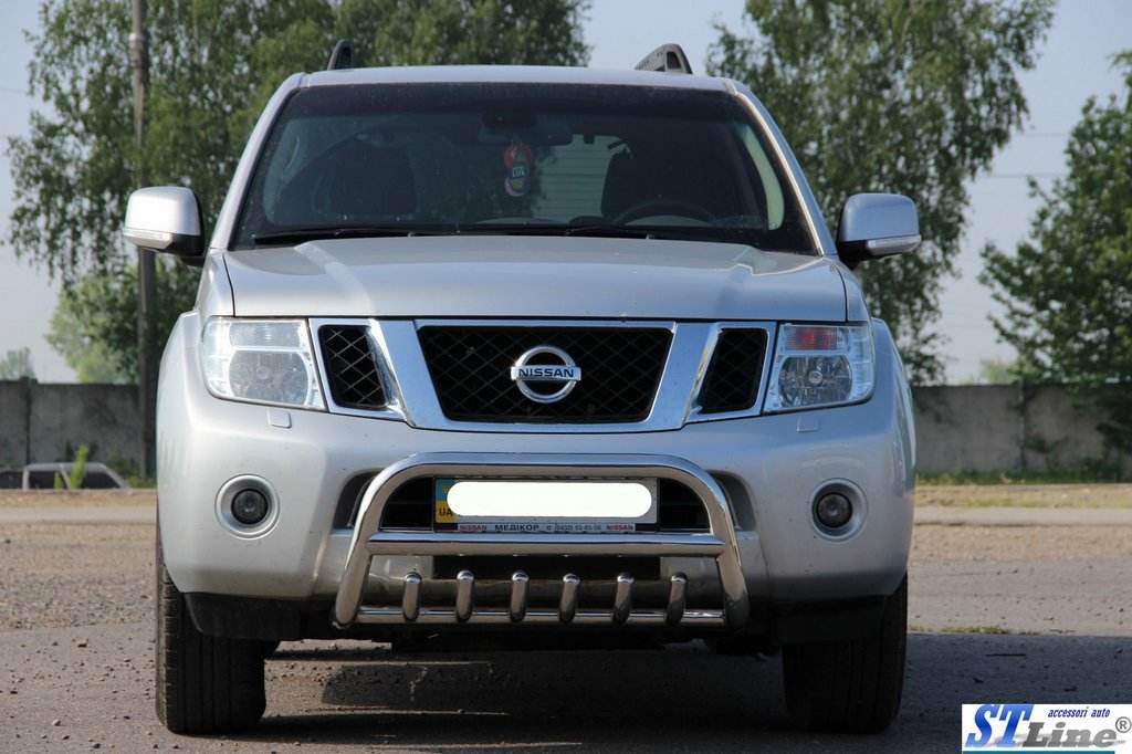 Kengurâtnik WT008 (stainless) for Nissan Navara 2006-2015 - Reelken Auto