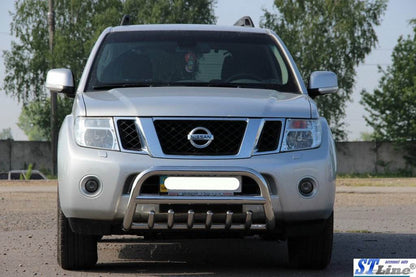 Kengurâtnik WT008 (stainless) for Nissan Navara 2006-2015 - Reelken Auto