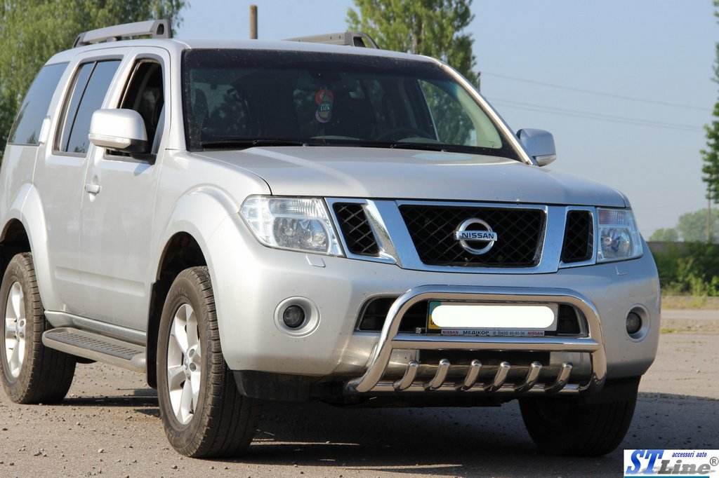 Kengurâtnik WT008 (stainless) for Nissan Navara 2006-2015 - Reelken Auto