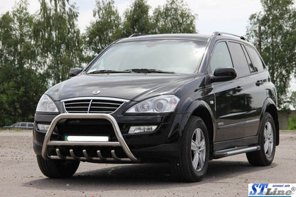 The WT003 bumper guard (stainless) for SsangYong Kyron 2005-2014 - Reelken Auto