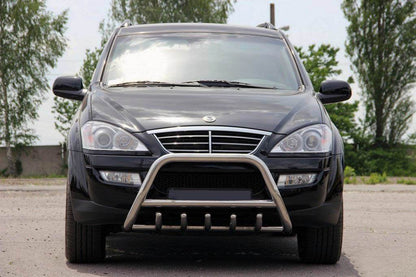 The WT003 bumper guard (stainless) for SsangYong Kyron 2005-2014 - Reelken Auto
