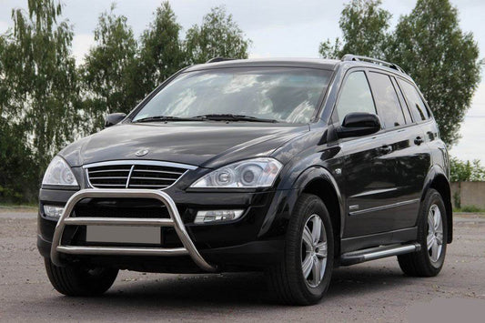 The WT022 bumper guard (stainless) for SsangYong Kyron 2005-2014 - Reelken Auto