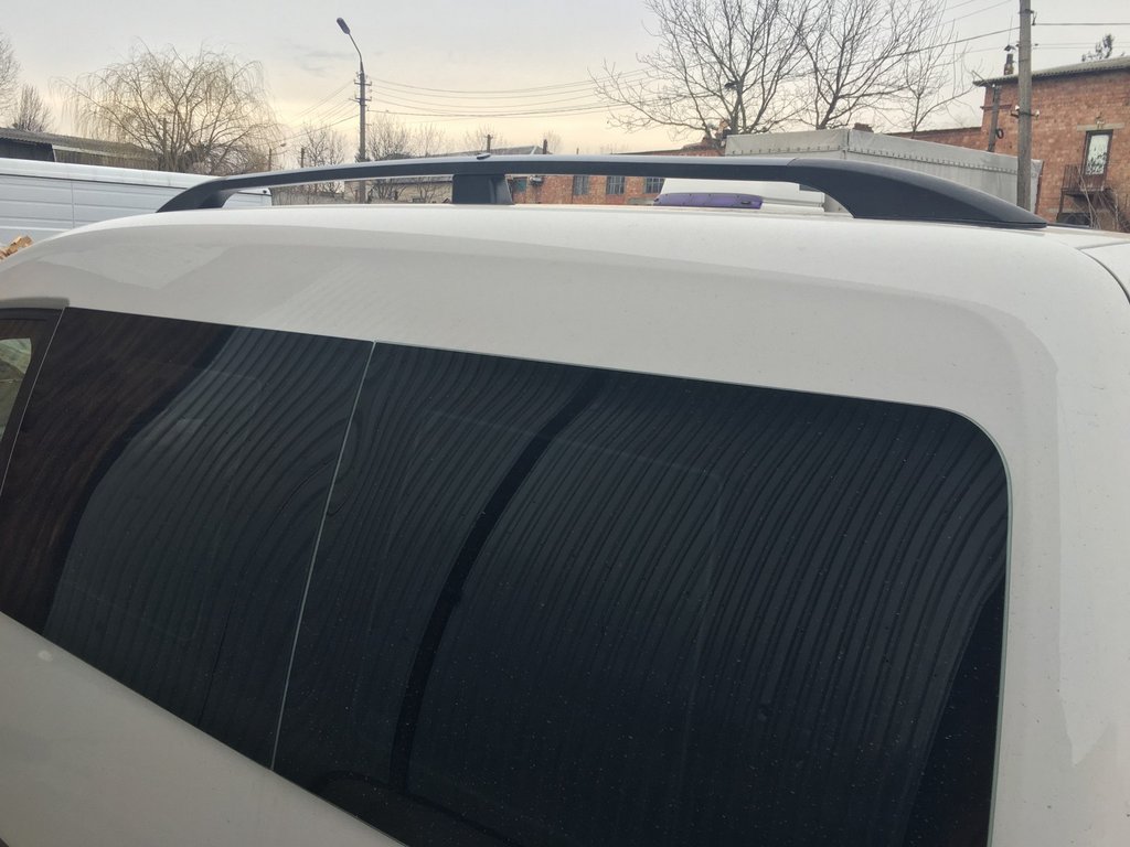 Black Roof Rails for Volkswagen Caddy 2010-2015 - image 3