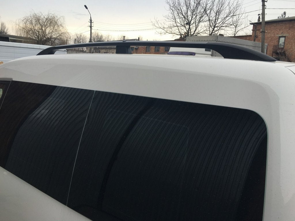 Black Roof Rails for Volkswagen Caddy 2004-2010 - image 5