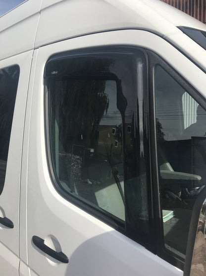 Stick-on Wind Deflectors (2 pcs, HIC) for Mercedes Sprinter W906 2006-2018 - image 5