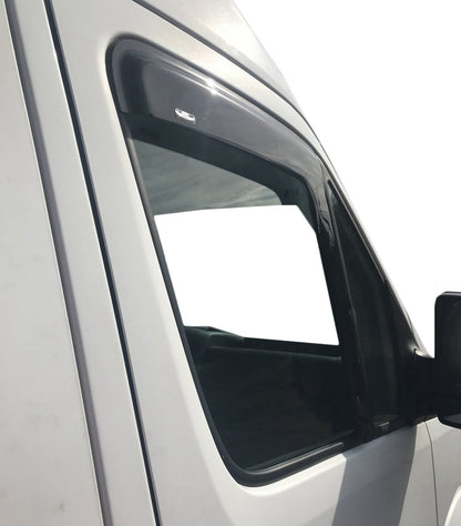 Stick-on Wind Deflectors (2 pcs, HIC) for Mercedes Sprinter W906 2006-2018 - image 3