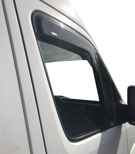 Adhesive windbreakers (2 pcs, HIC) for Mercedes Sprinter W906 2006-2018 - Reelken Auto