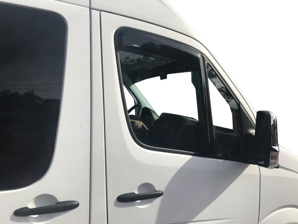 Stick-on Wind Deflectors (2 pcs, HIC) for Mercedes Sprinter W906 2006-2018 - image 6
